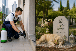 מדביר בתל אביב ובית קברות לכלבים